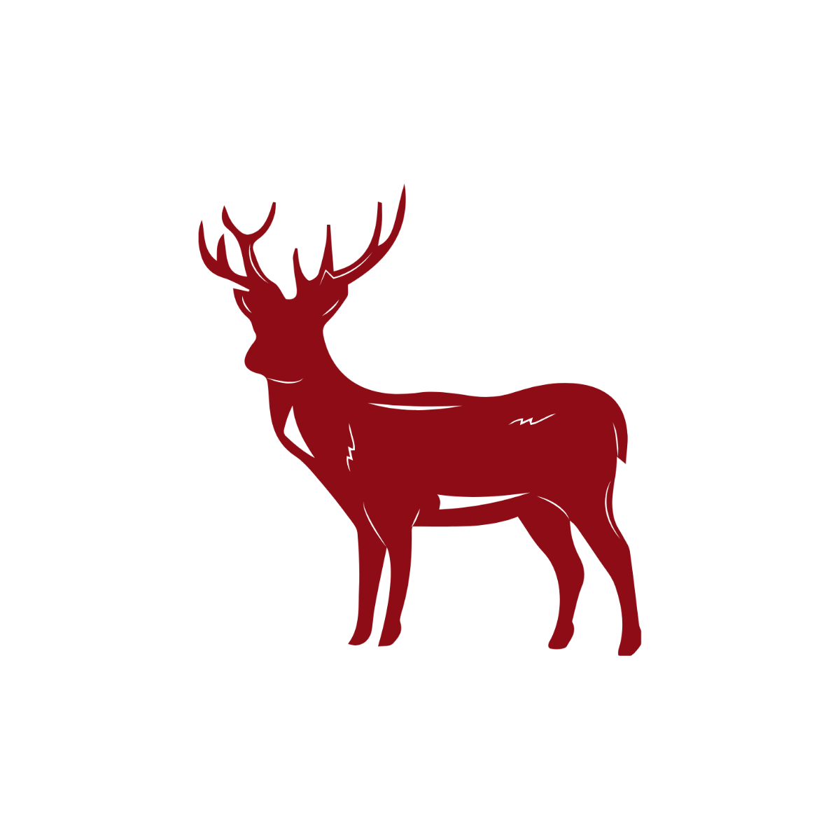 Deer Stag Vector Template