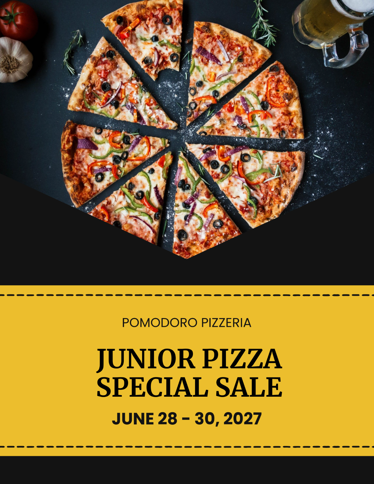 Pizza Special Sale Flyer Template - Edit Online & Download