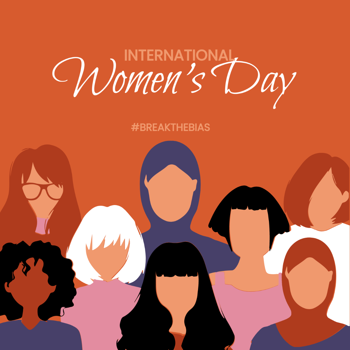 International Women's Day Vector Template