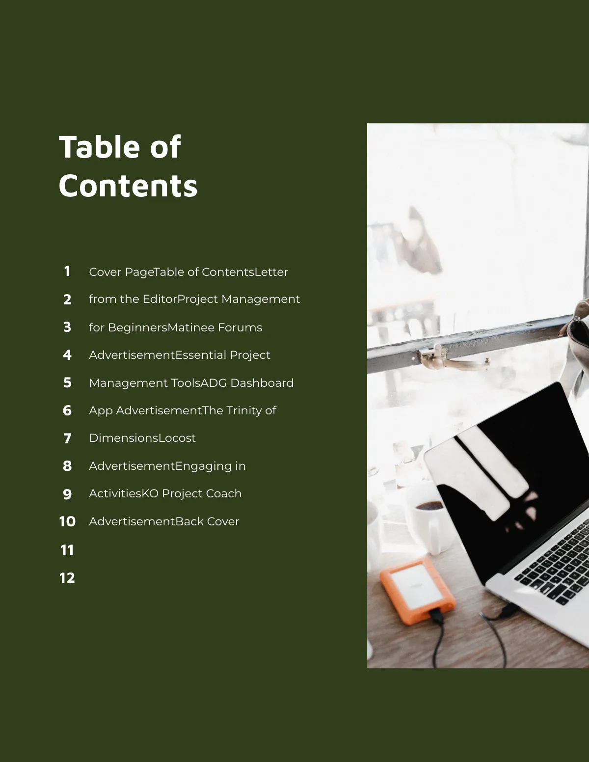 Free Project Management Magazine Template to Edit Online