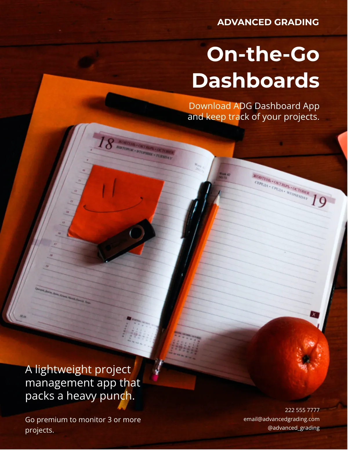 Free Project Management Magazine Template to Edit Online