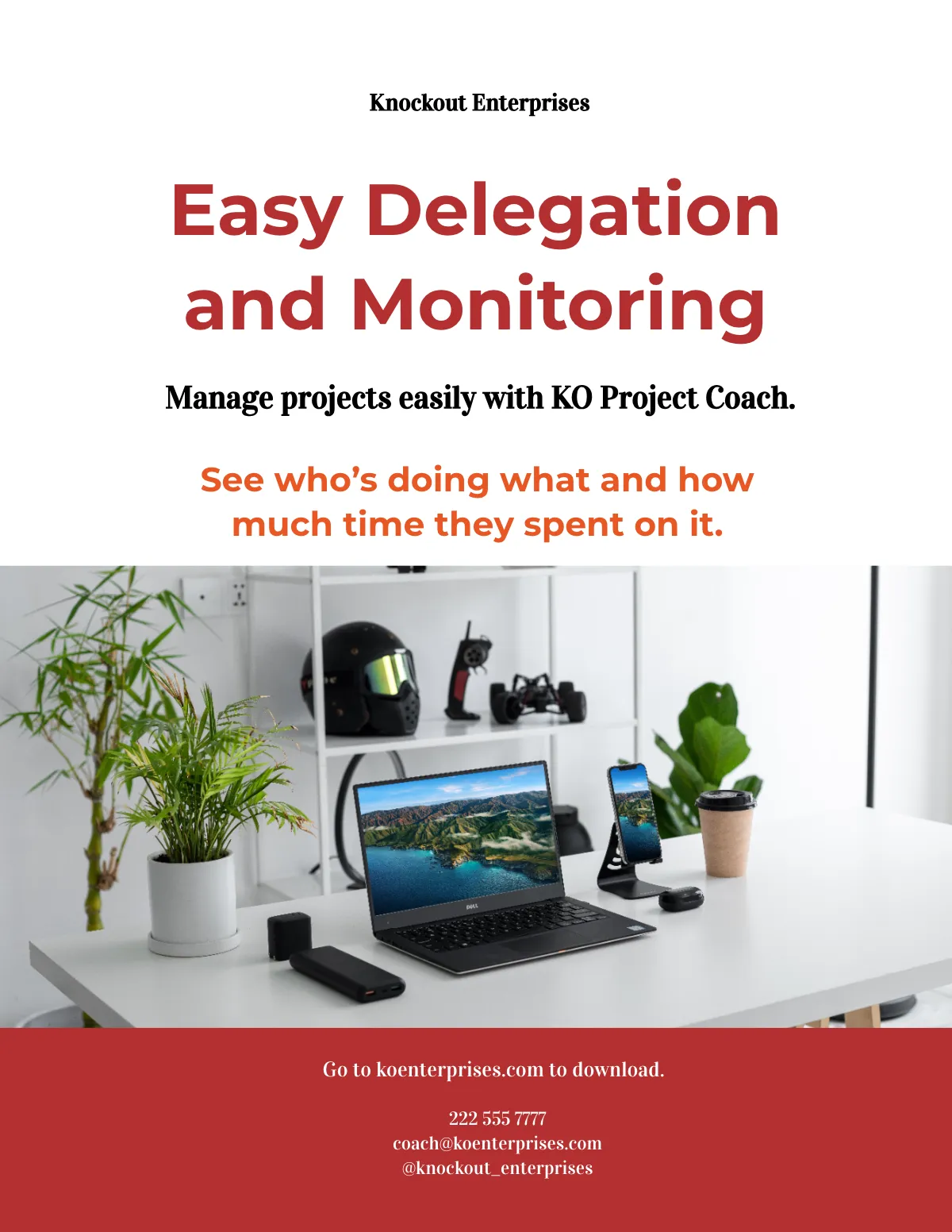 Free Project Management Magazine Template to Edit Online