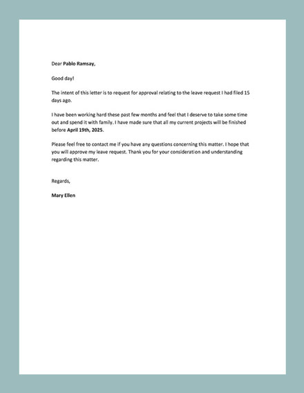 Request Letter for Approval of Proposal Template - Google Docs, Word ...