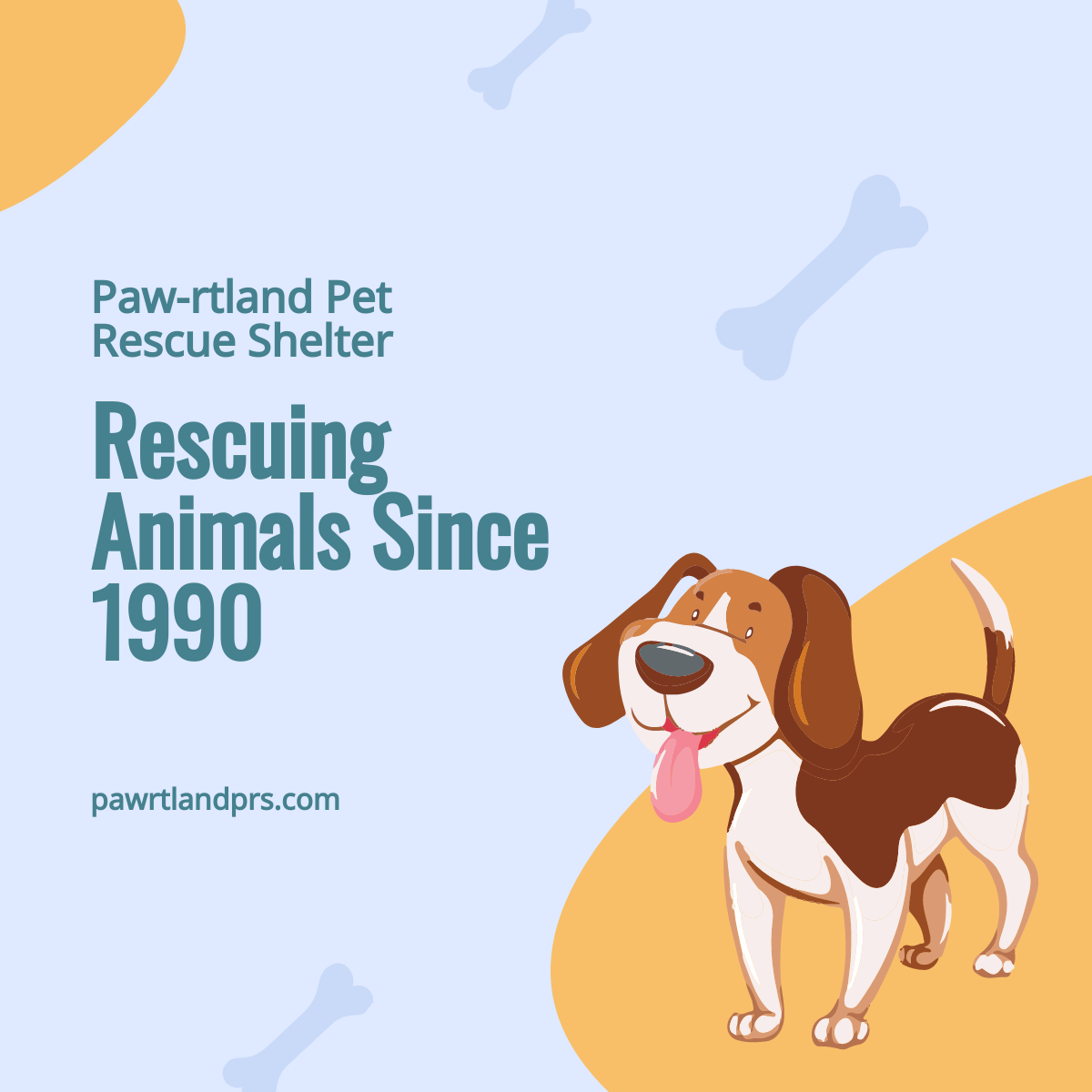 Pet Rescue Linkedin Post Template