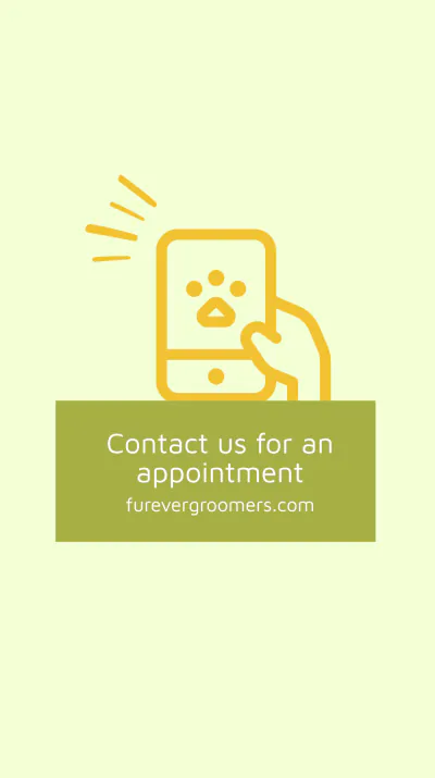 Free Pet Grooming Service Instagram Story Template to Edit Online