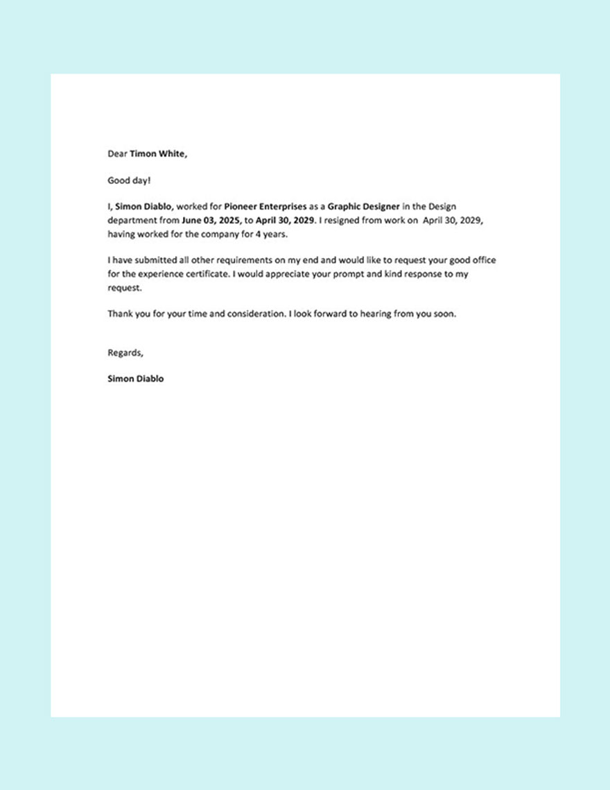 Permission Request Letter Template - Google Docs, Word | Template.net