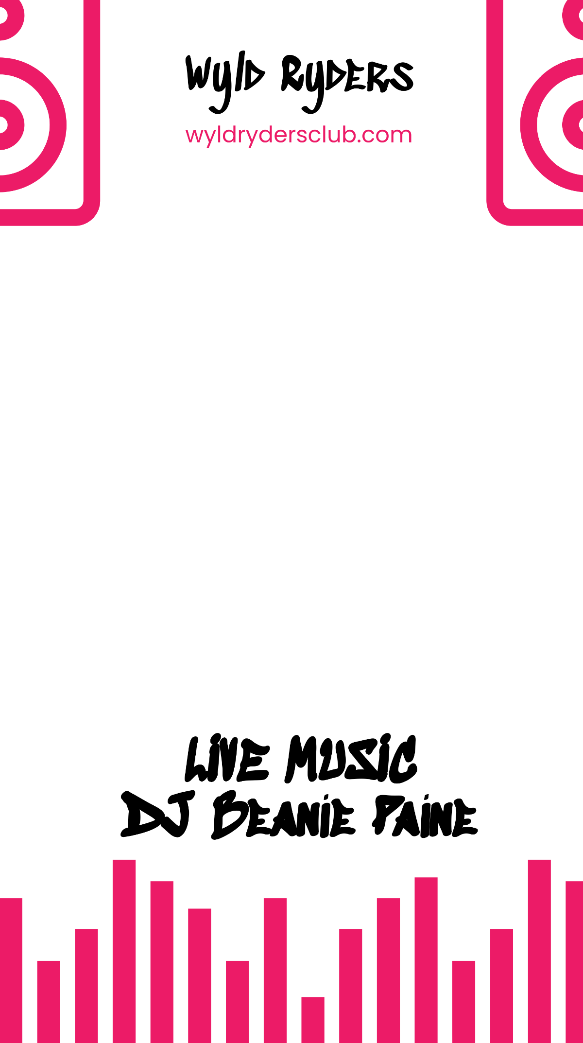 Live DJ Promotion Snapchat Geofilter Template
