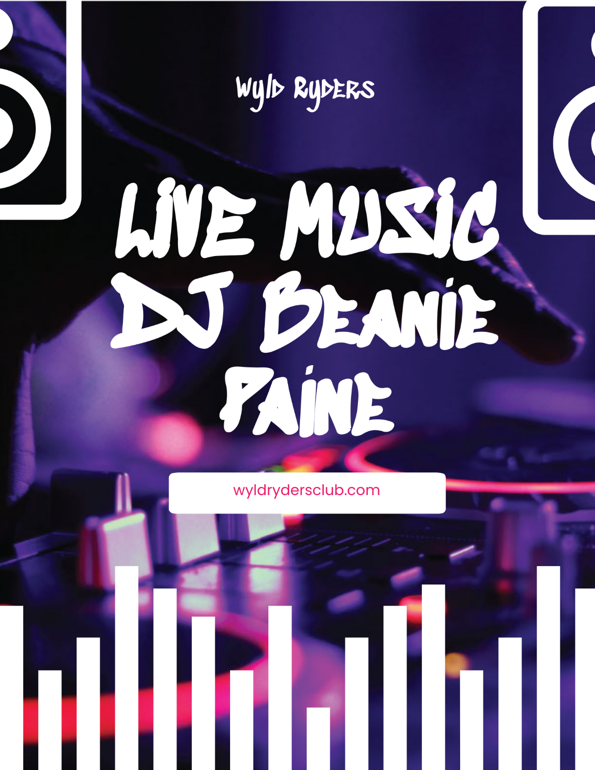 Live DJ Promotion Flyer Template - Edit Online & Download