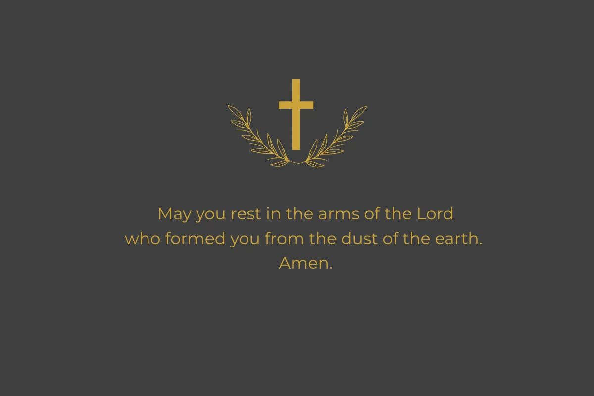 Free Wallet Funeral Prayer Card Template to Edit Online