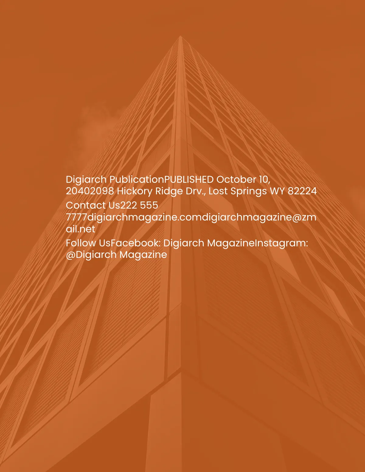 Free Digital Architecture Magazine Template to Edit Online