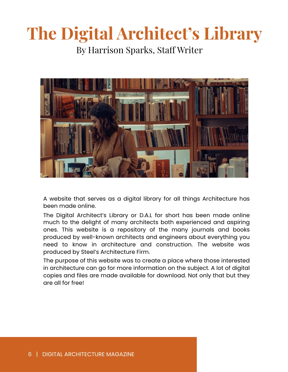 Free Digital Architecture Magazine Template to Edit Online