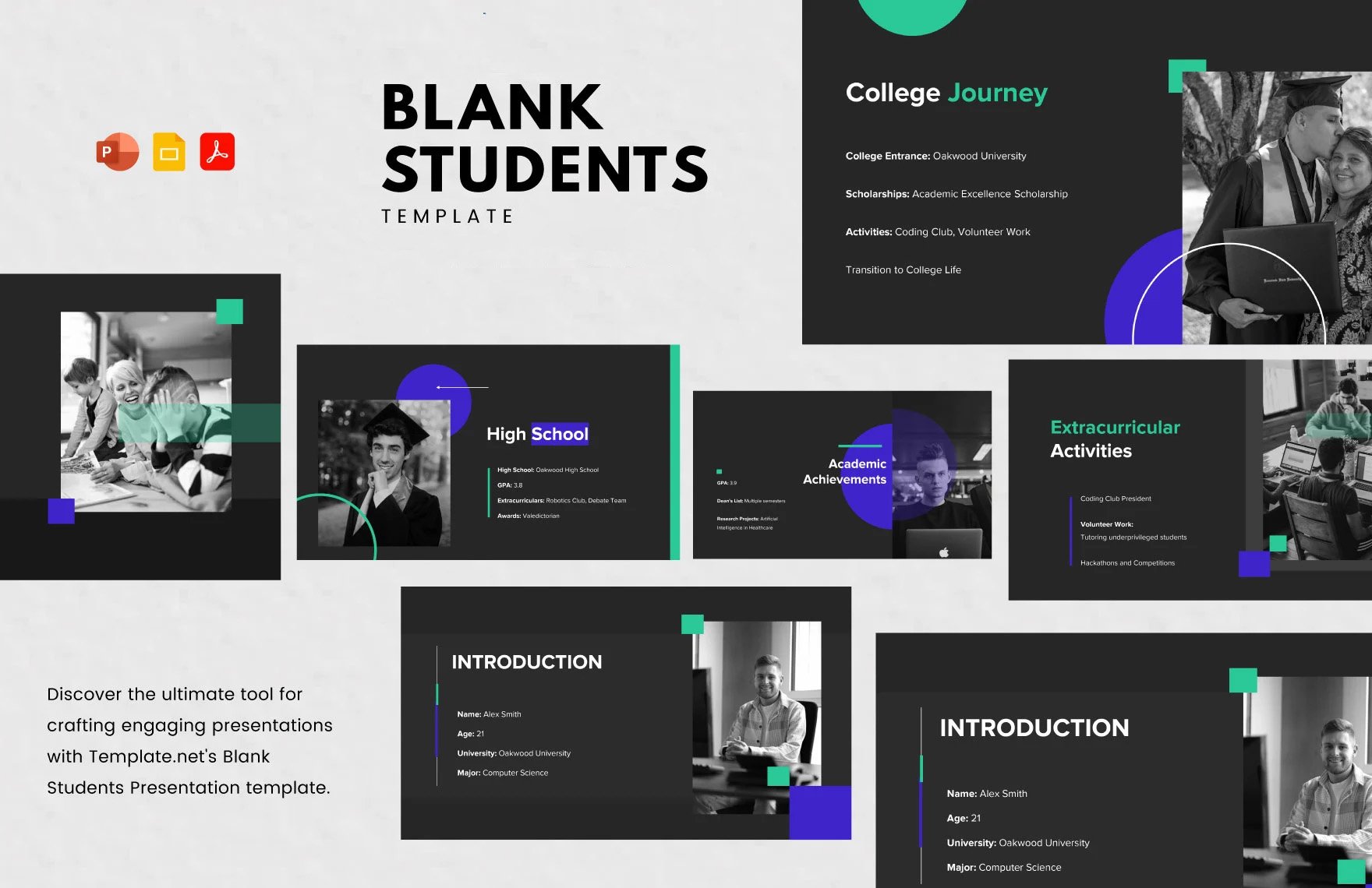 Free Blank Students Template