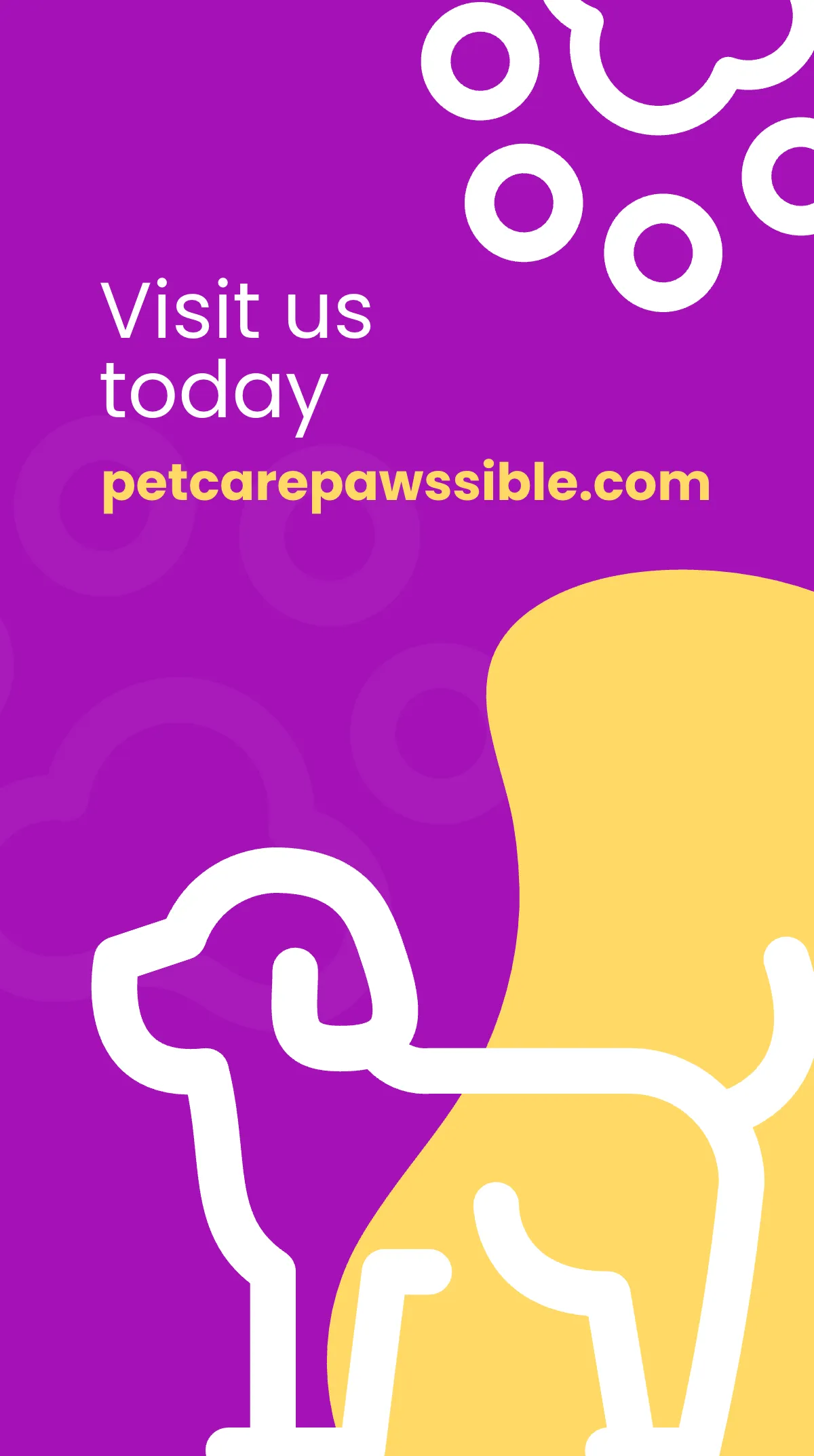 Free Pet Care Instagram Story Template to Edit Online