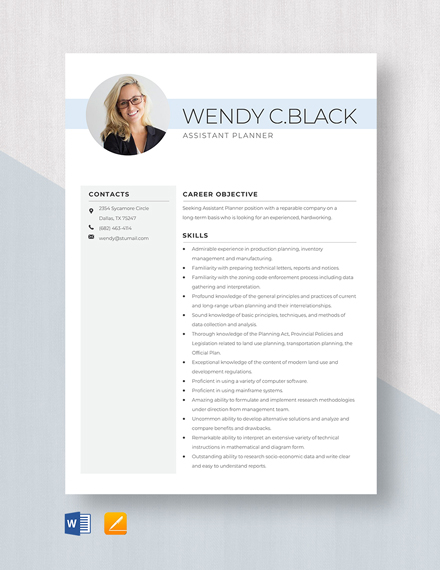 Sample Resume For Event Planner Assistant