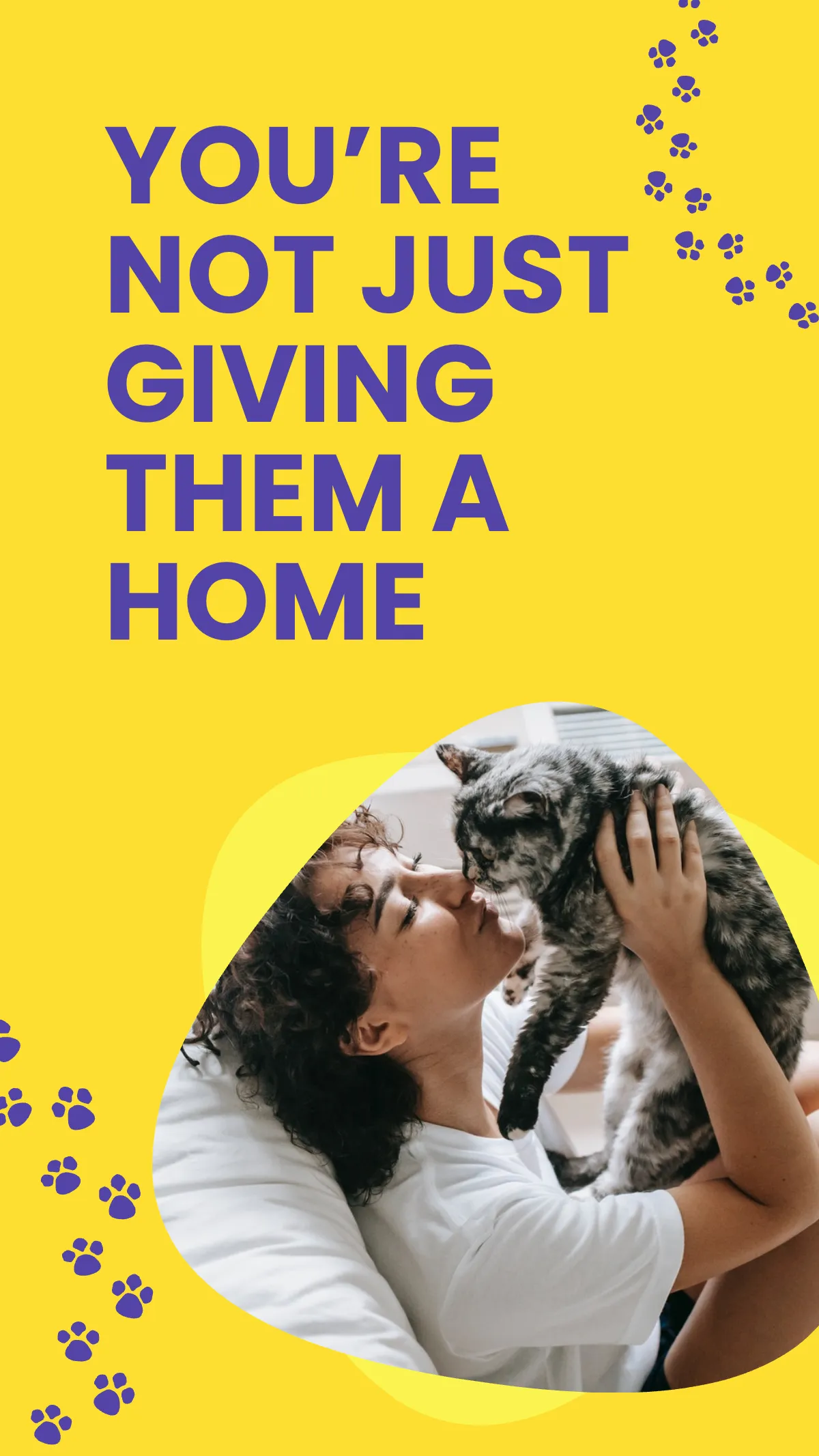 Free Adopt A Pet Instagram Story Template to Edit Online