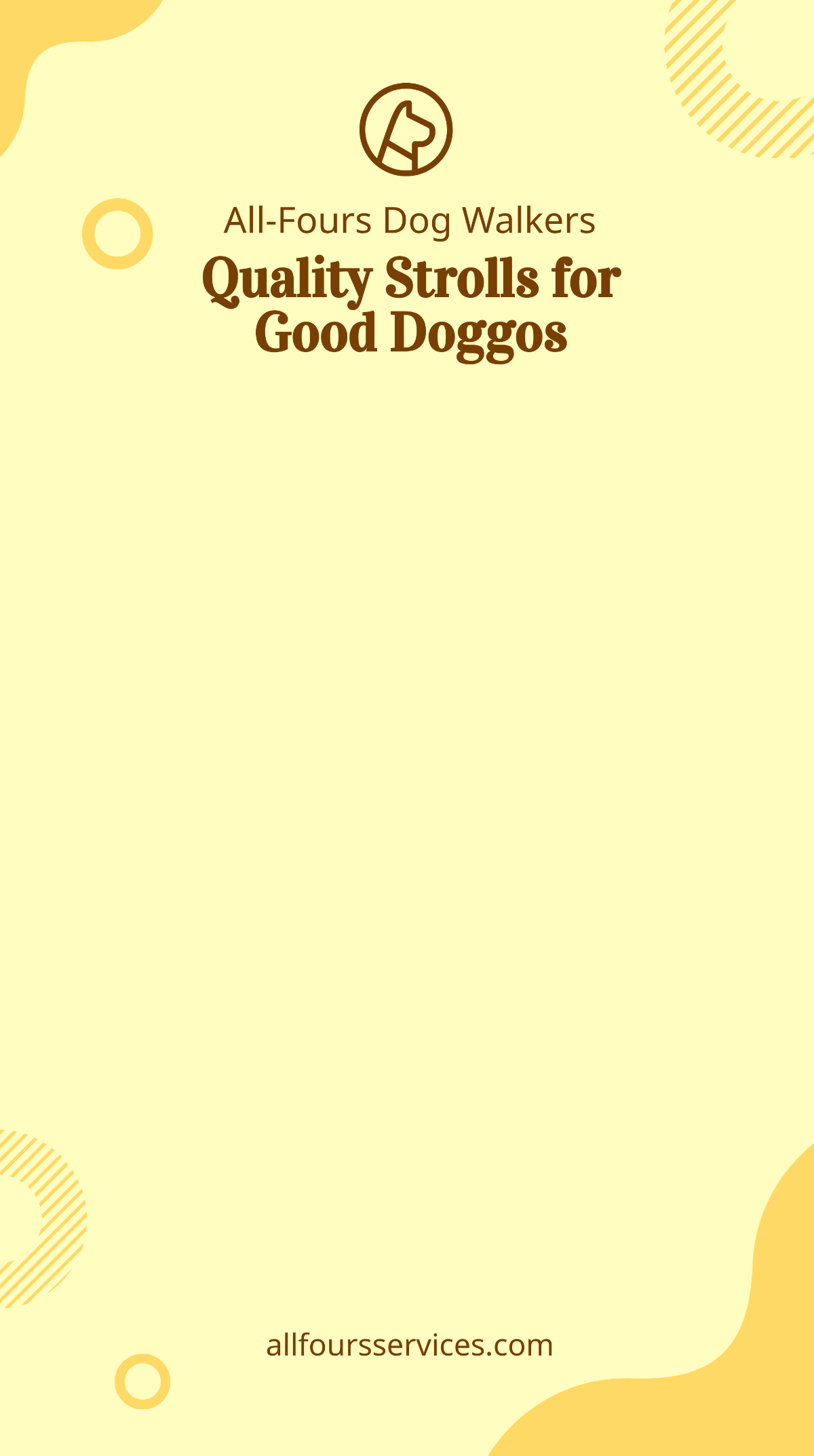 Free Dog Walker Snapchat Geofilter Template