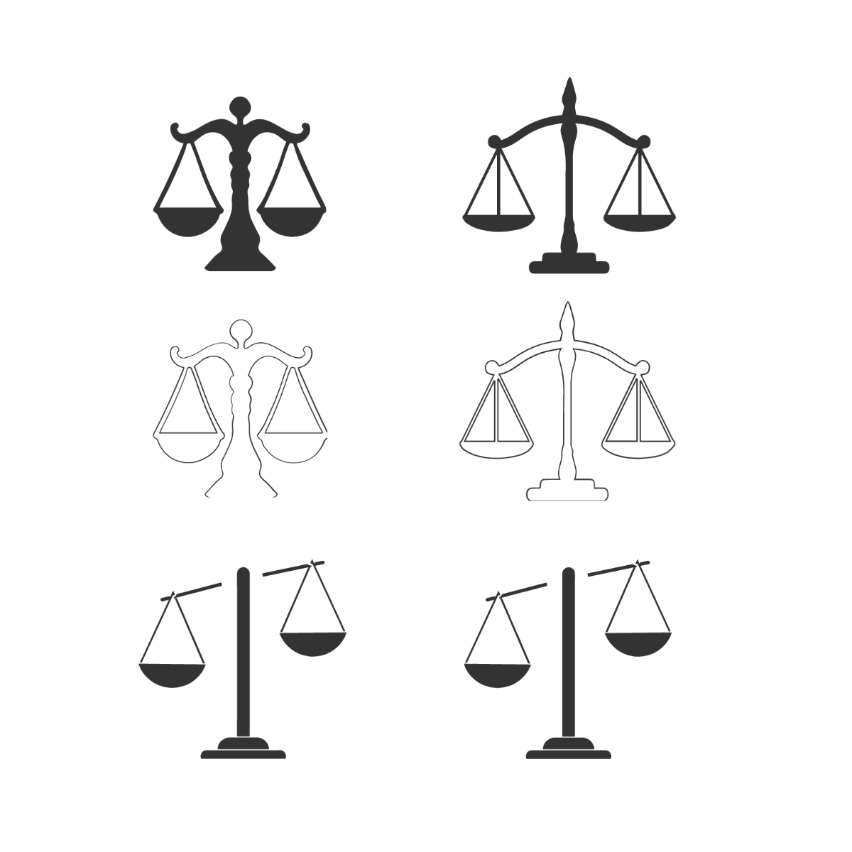 Free Justice Vector Template