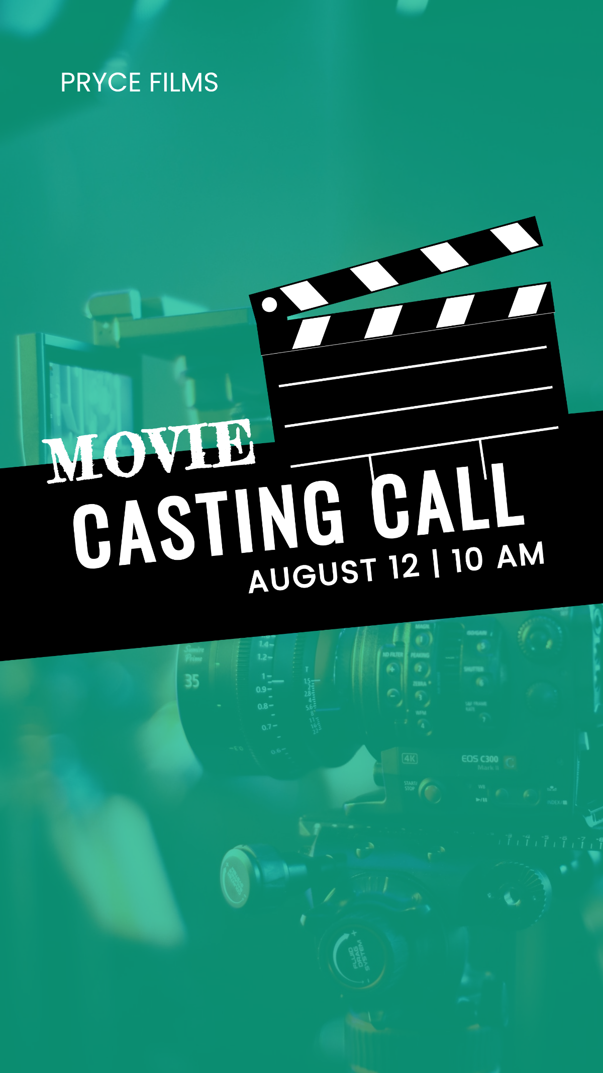 Casting Call Whatsapp Post Template