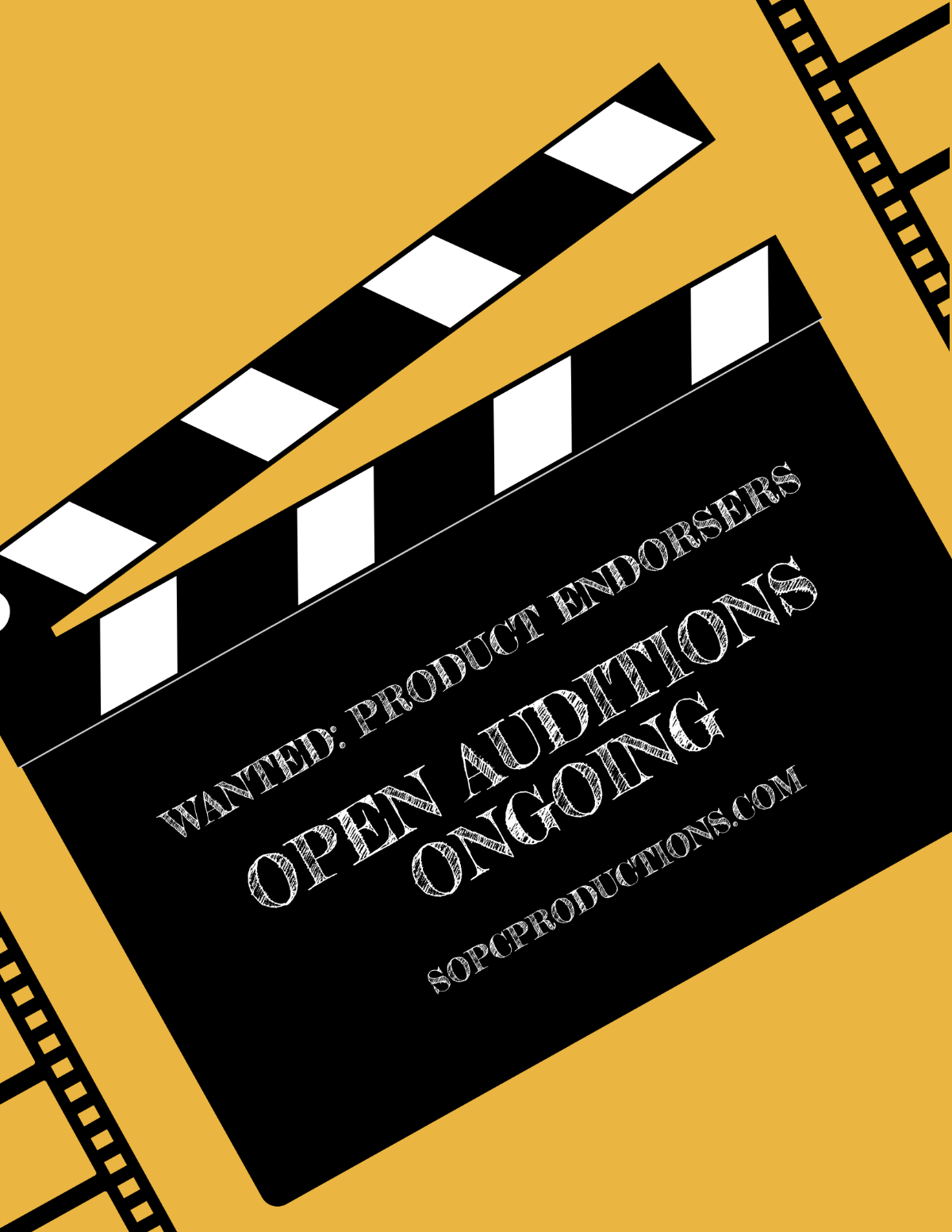 Audition Advertisement Flyer Template