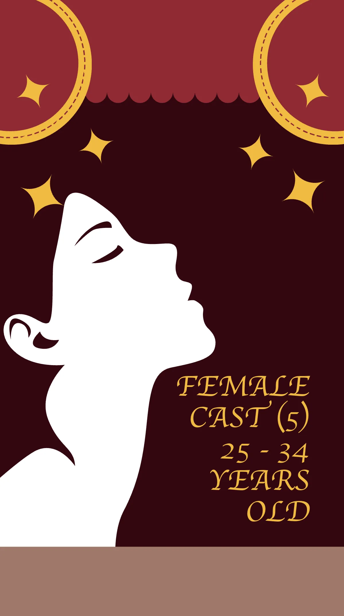 Free Theatre Audition Instagram Story Template to Edit Online