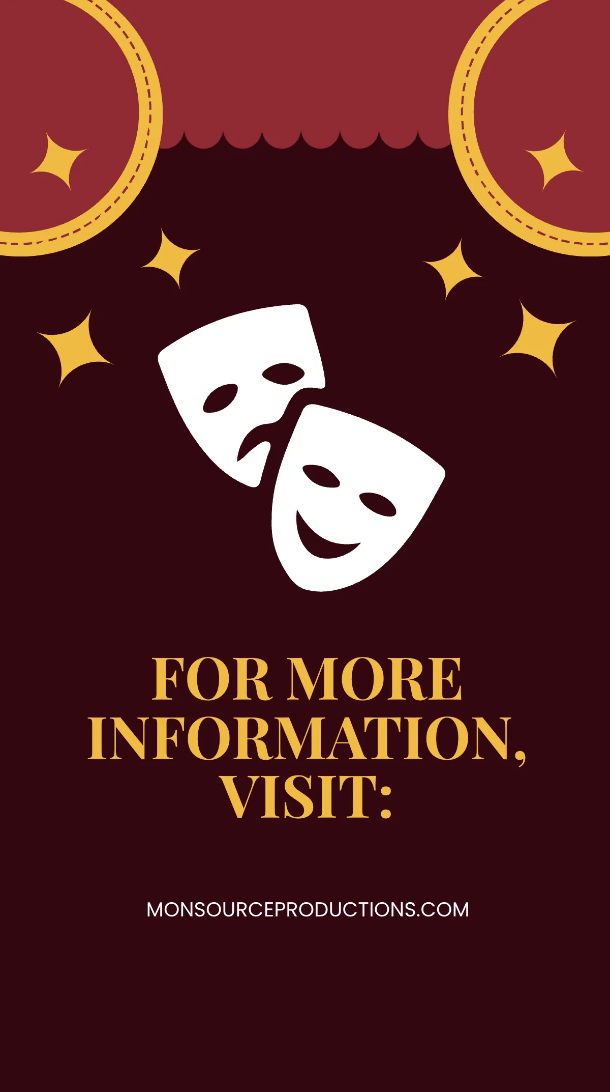 Free Theatre Audition Instagram Story Template to Edit Online