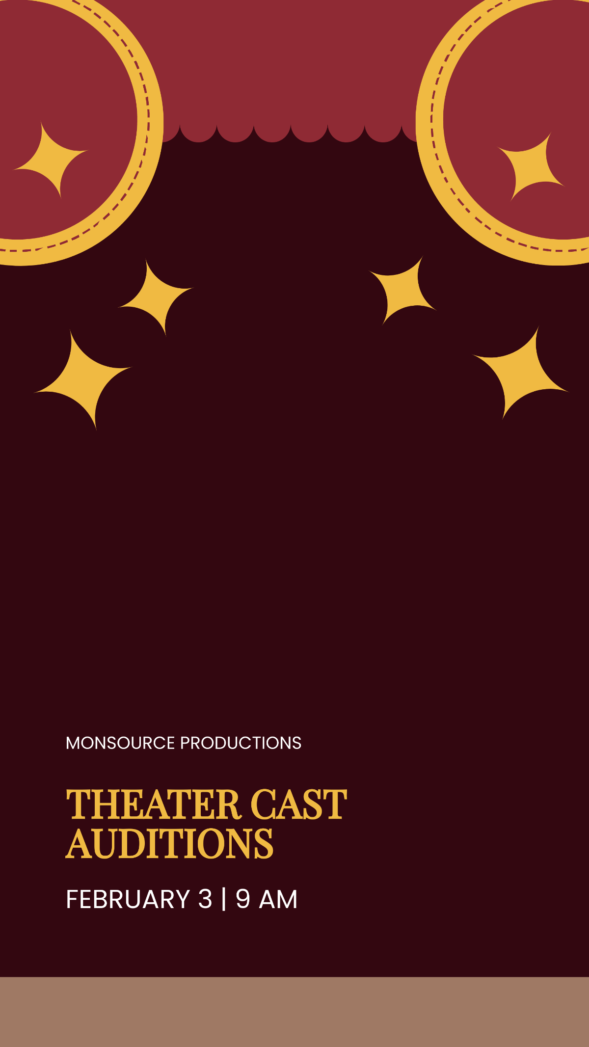 Theatre Audition Snapchat Geofilter