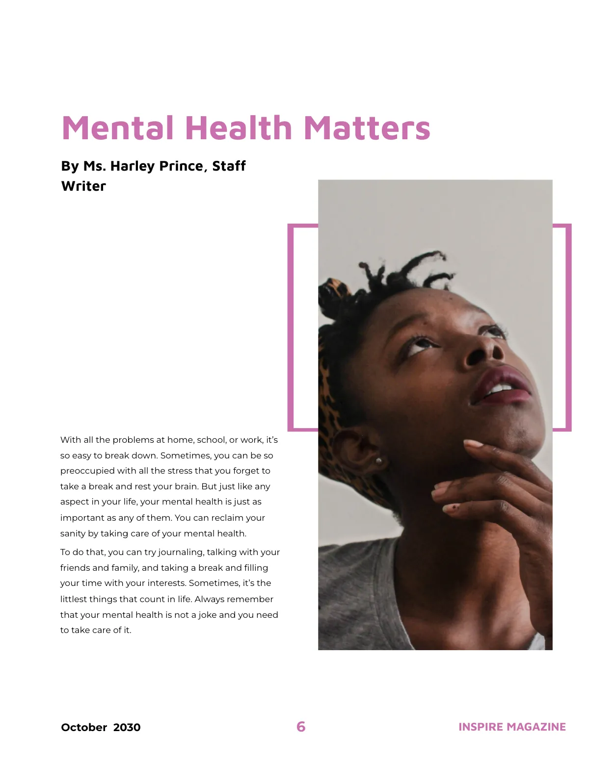 Free Lifestyle and Fitness Magazine Template to Edit Online