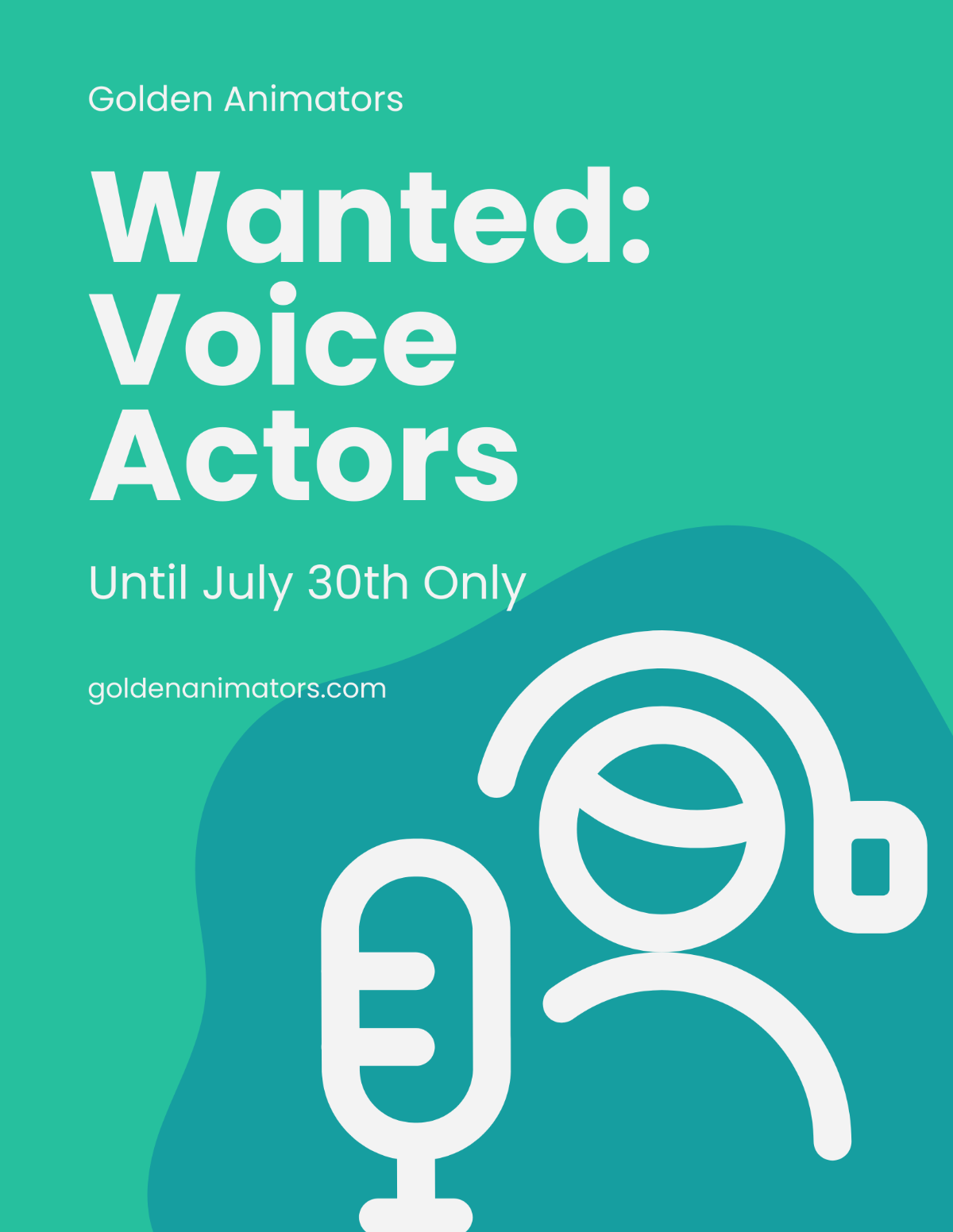 Voice Audition Flyer