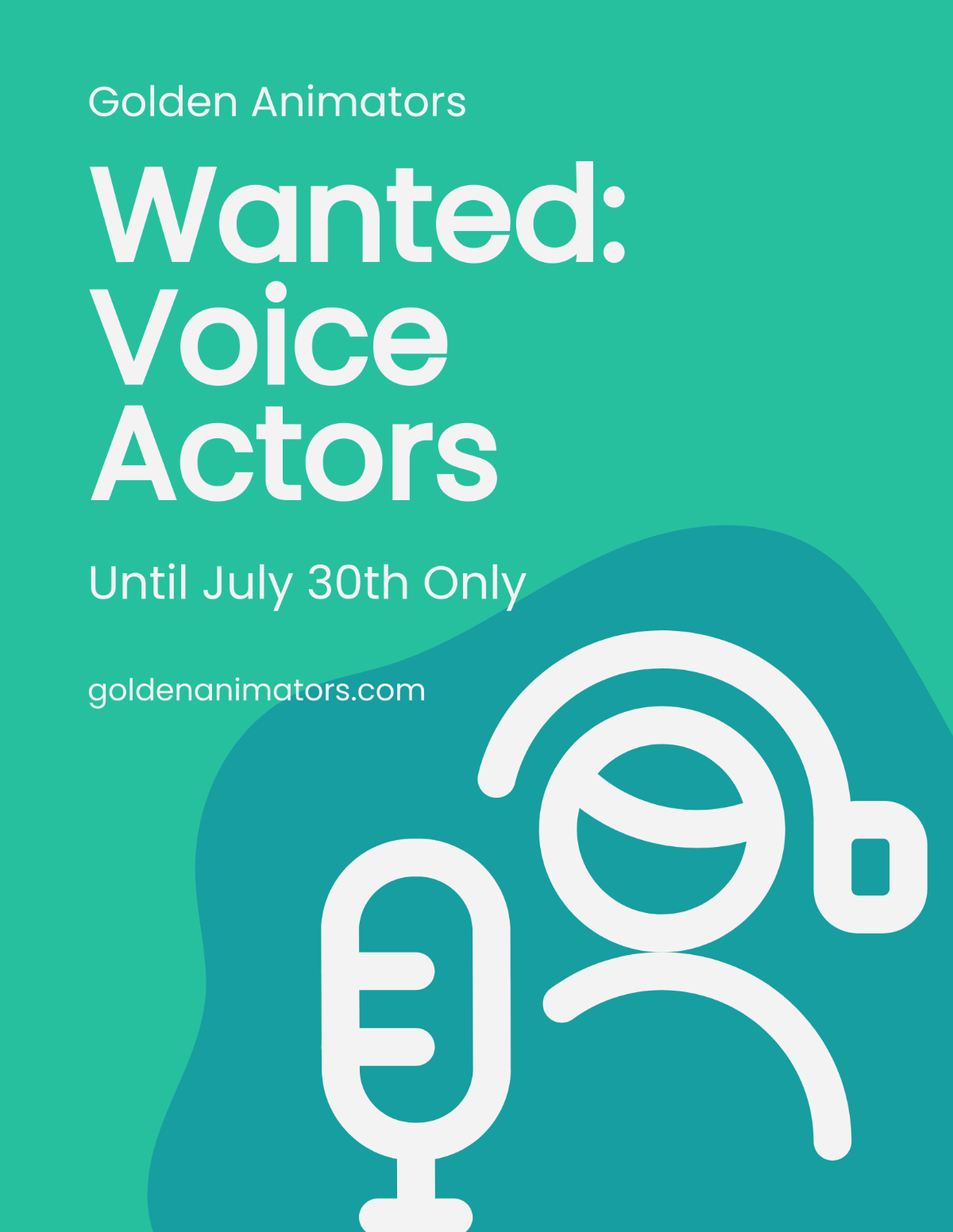 Voice Audition Flyer Template