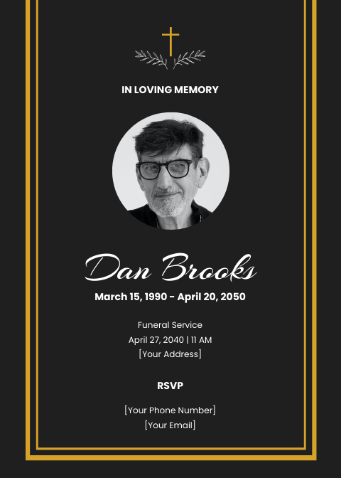 FREE Funeral Announcement Templates & Examples Edit Online & Download