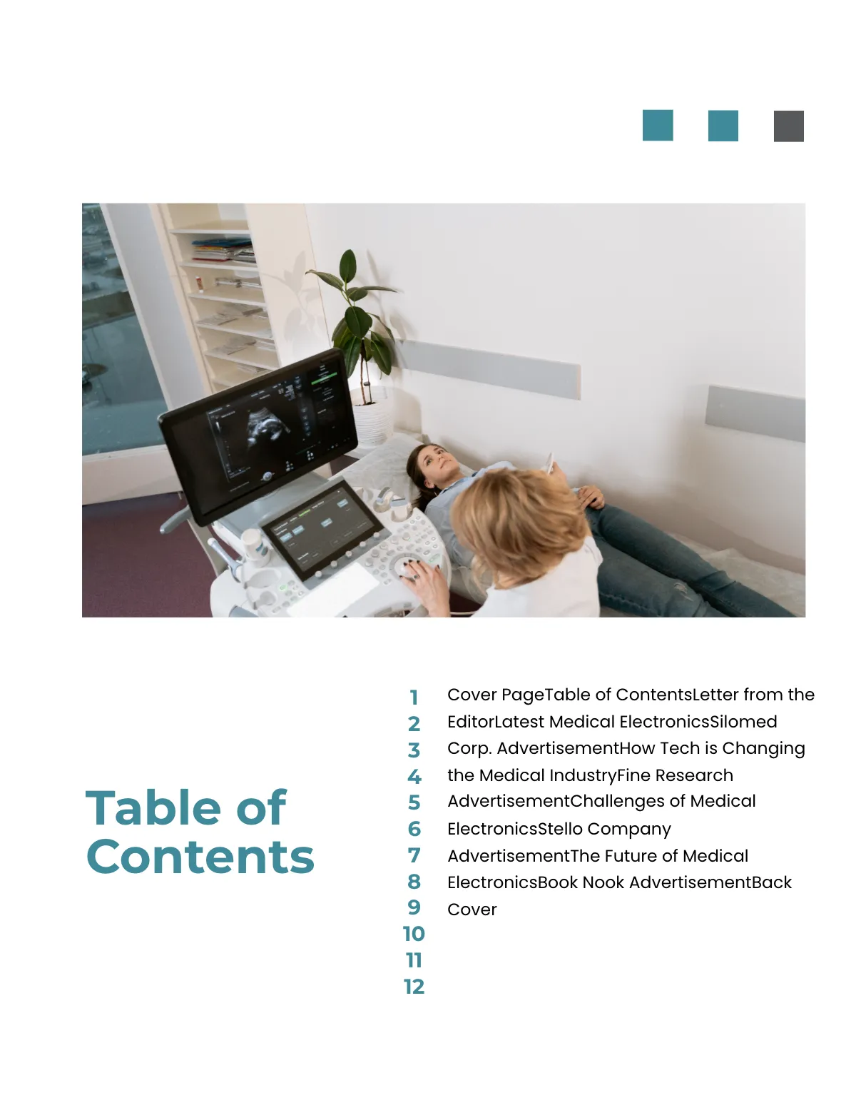 Free Medical Electronics Magazine Template to Edit Online