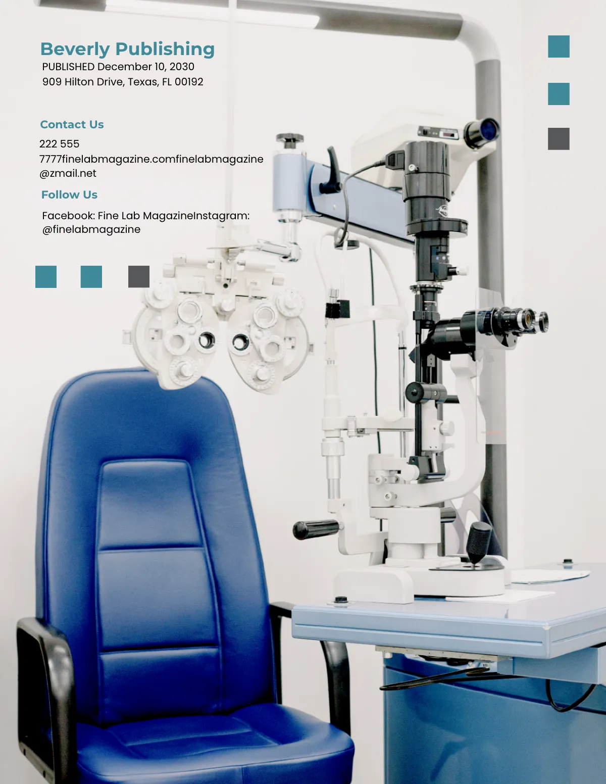 Free Medical Electronics Magazine Template to Edit Online