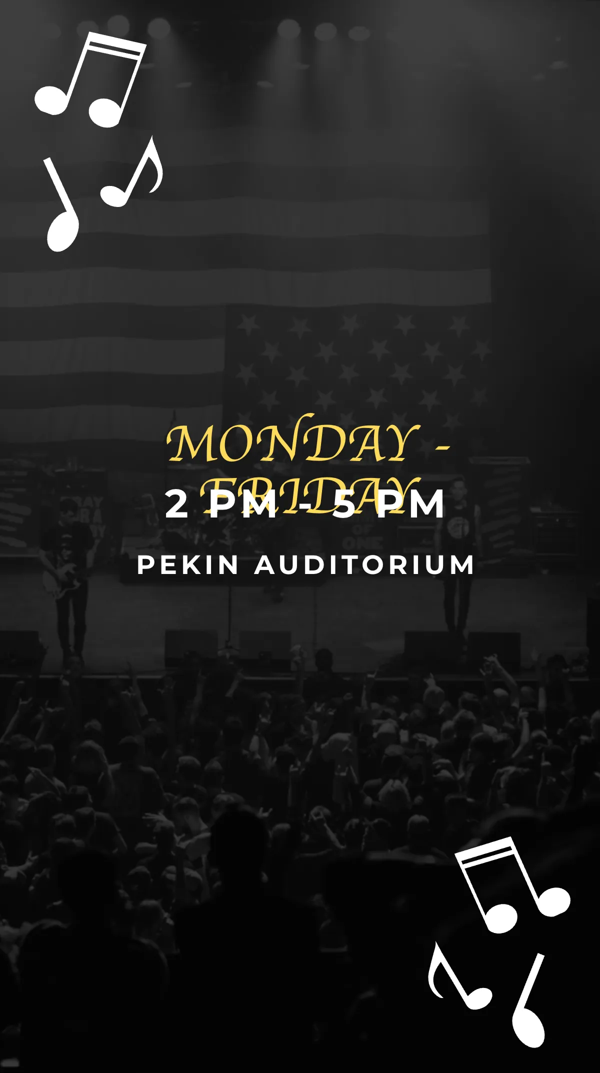 Free Music Audition Instagram Story Template to Edit Online