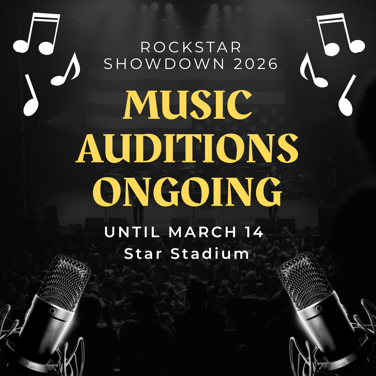 Music Audition Linkedin Post Template