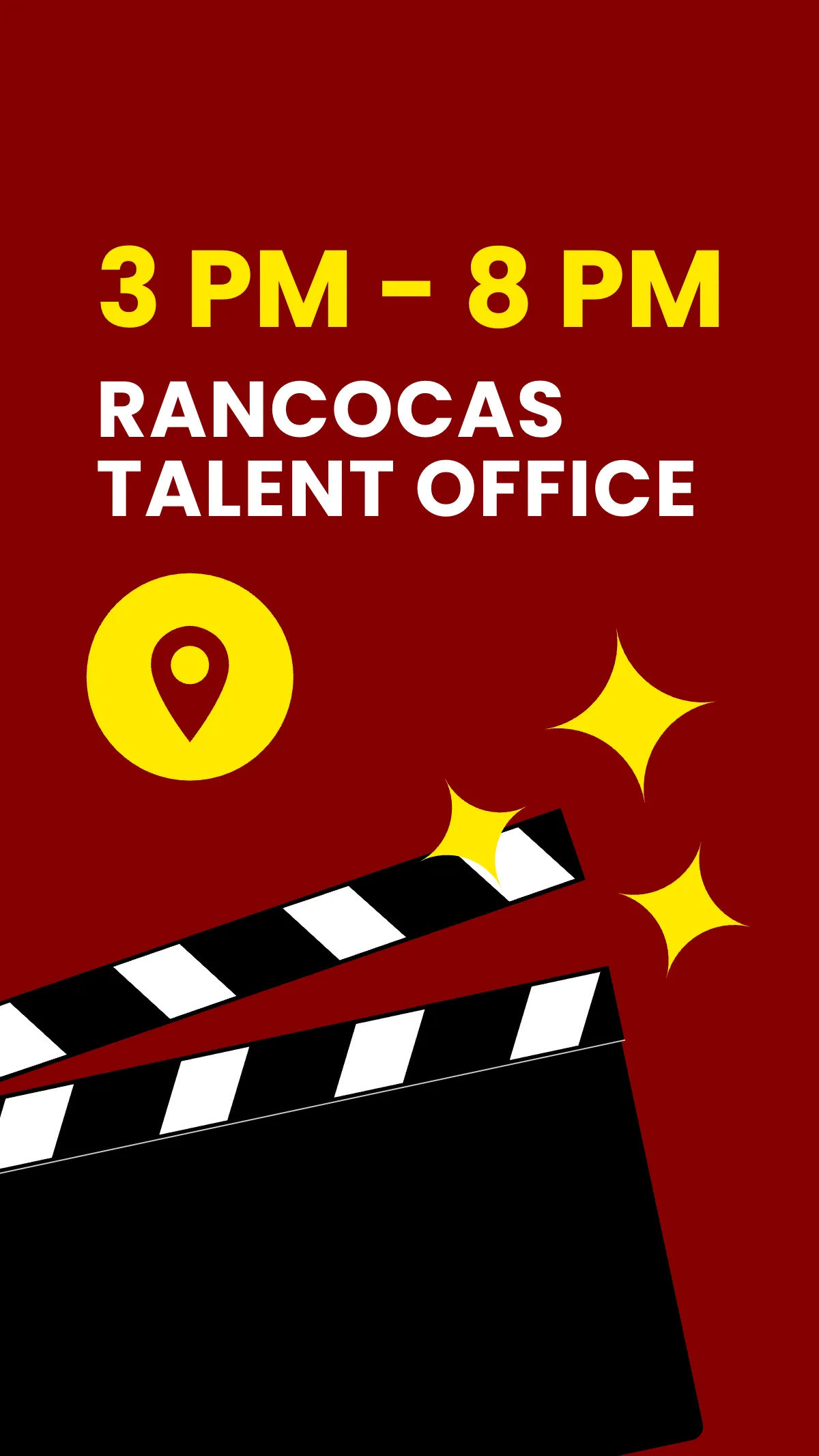 Free Talent Show Audition Instagram Story Template to Edit Online