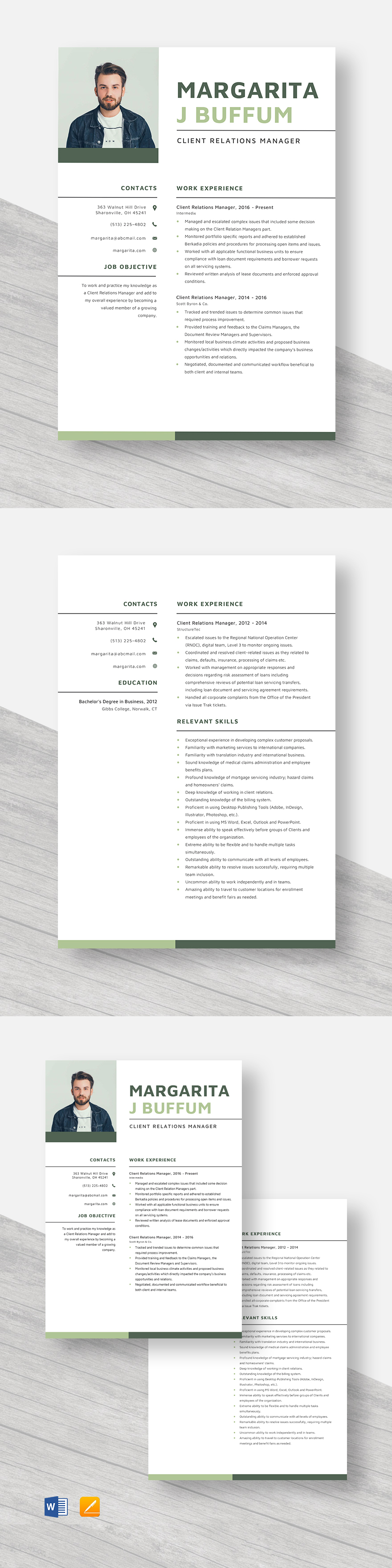 Free Client Services Manager Resume Template Word Apple Pages Free Client Services Manager Resume Template Word Apple Pages