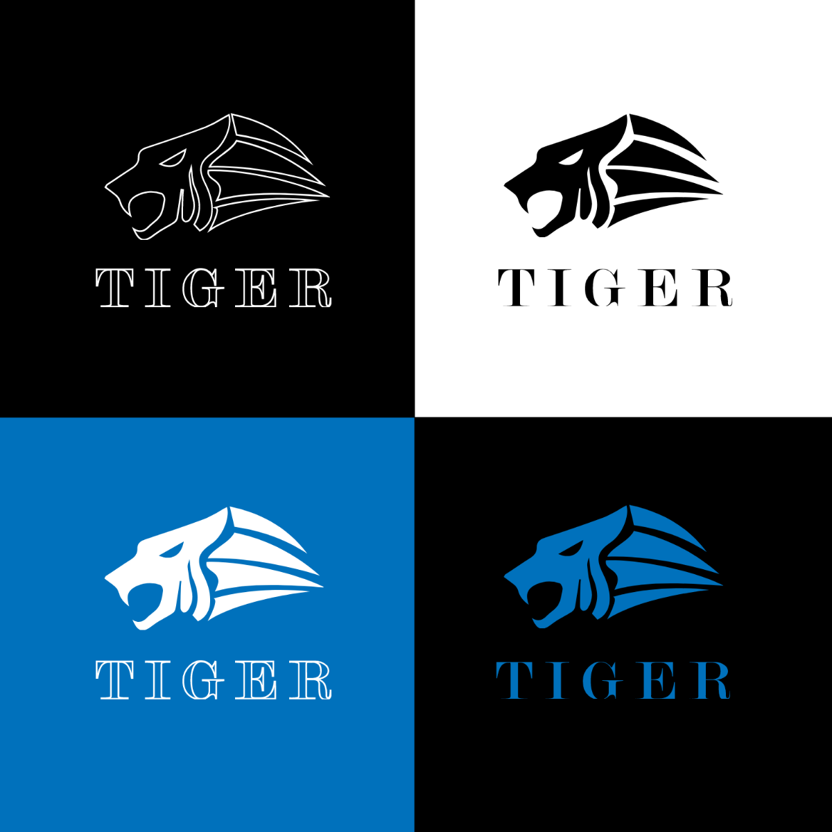 Tiger Logo Vector Template
