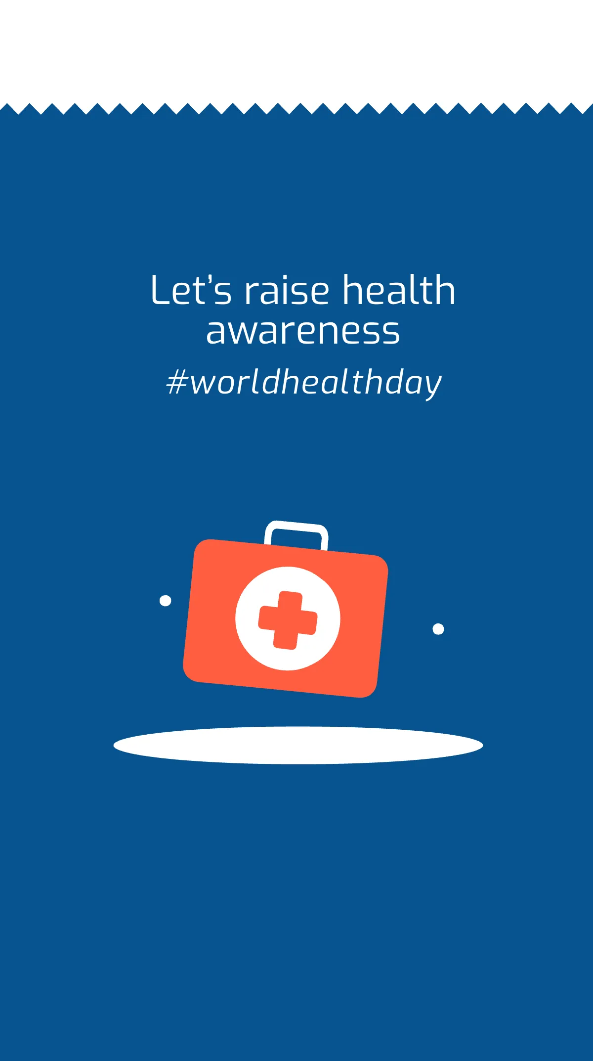 Free World Health Day Instagram Story Template to Edit Online