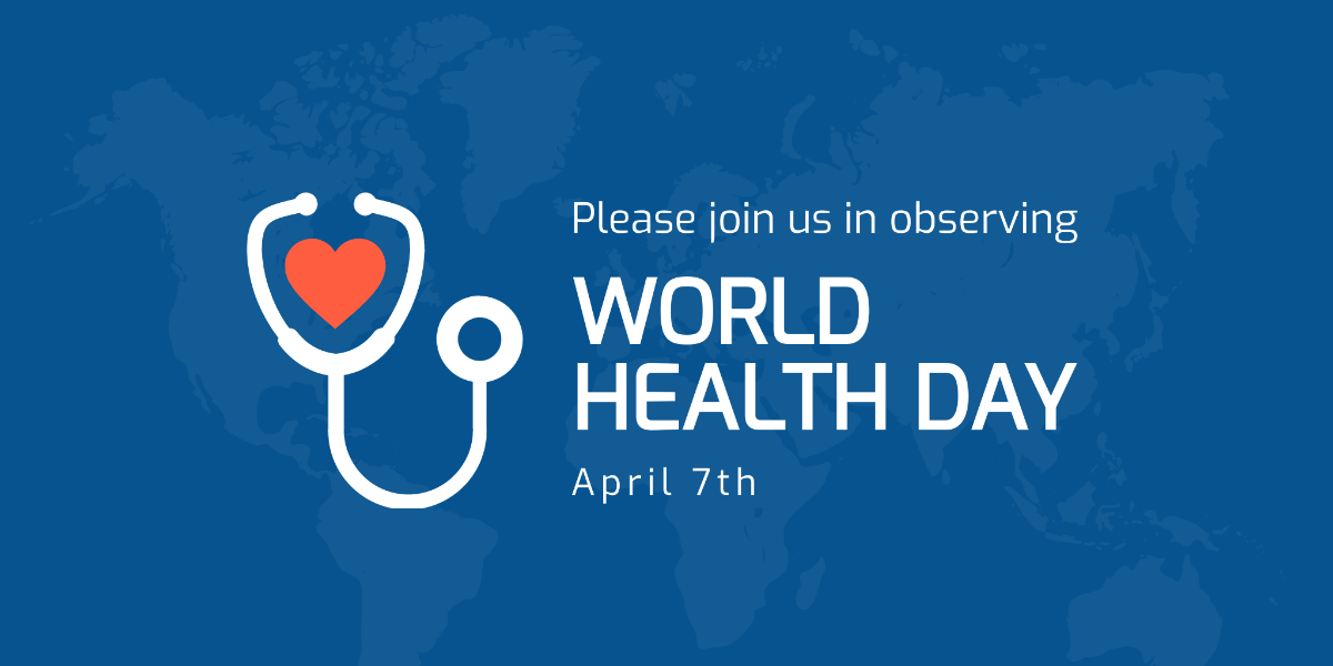 World Health Day Twitter Post Template