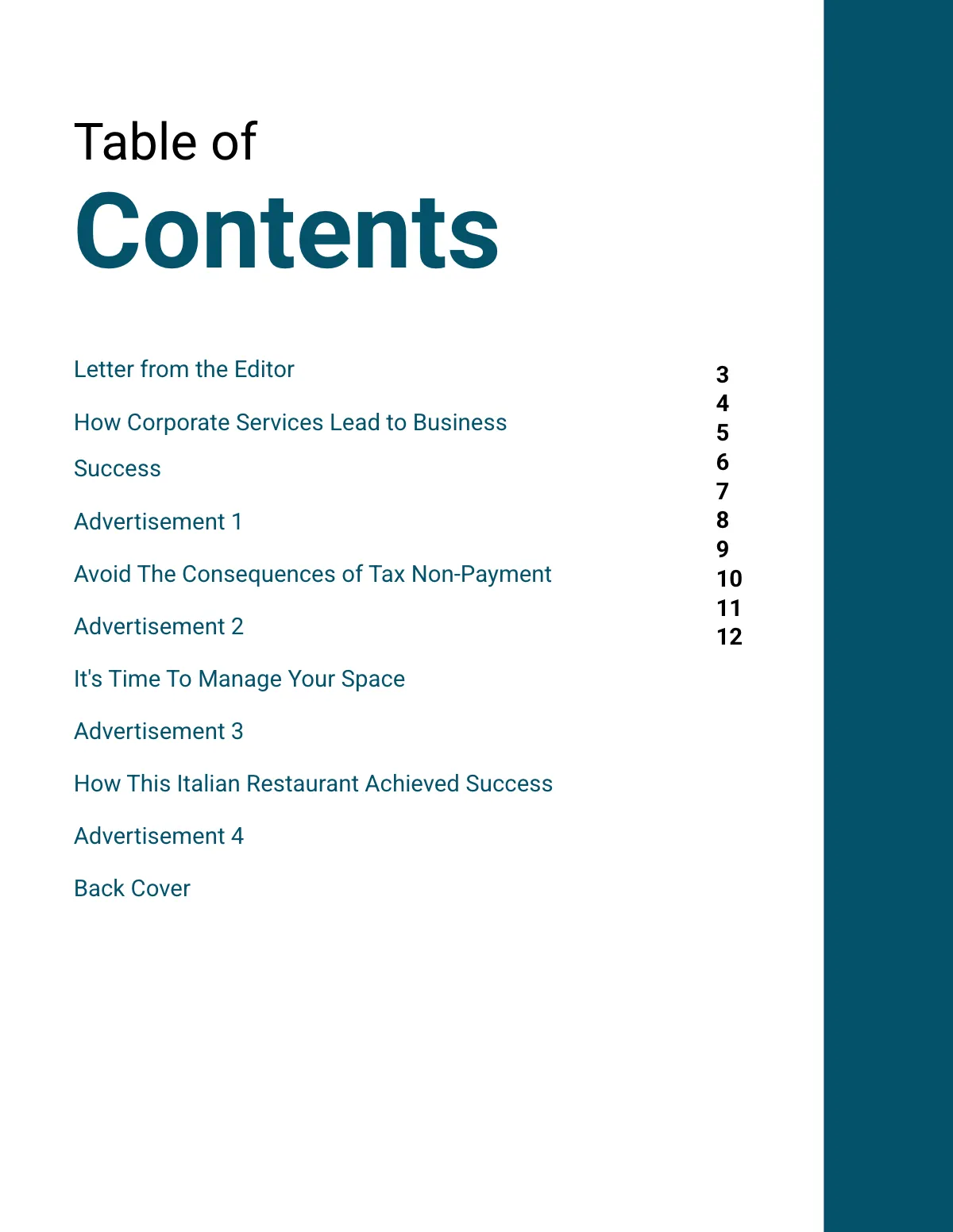 Free Clean & Elegant Magazine Template to Edit Online