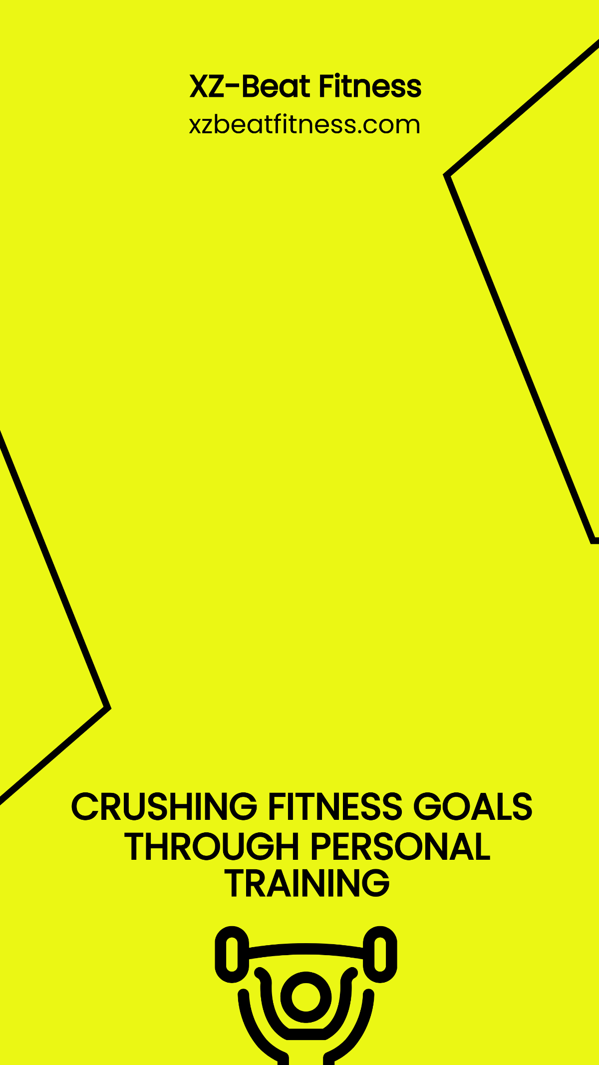 Personal Training Snapchat Geofilter Template