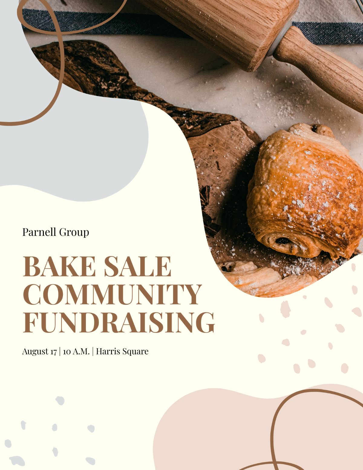 Community Fundraising Flyer