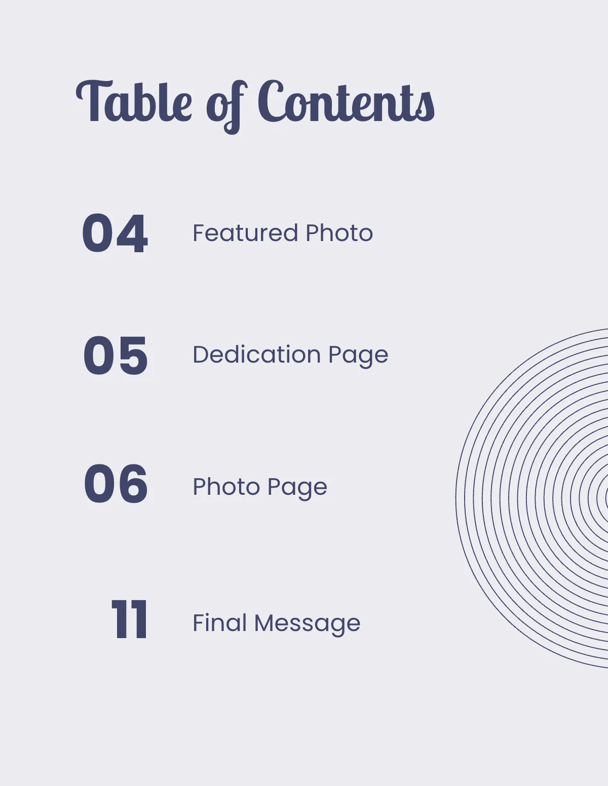 Free Simple Photo Book Template to Edit Online