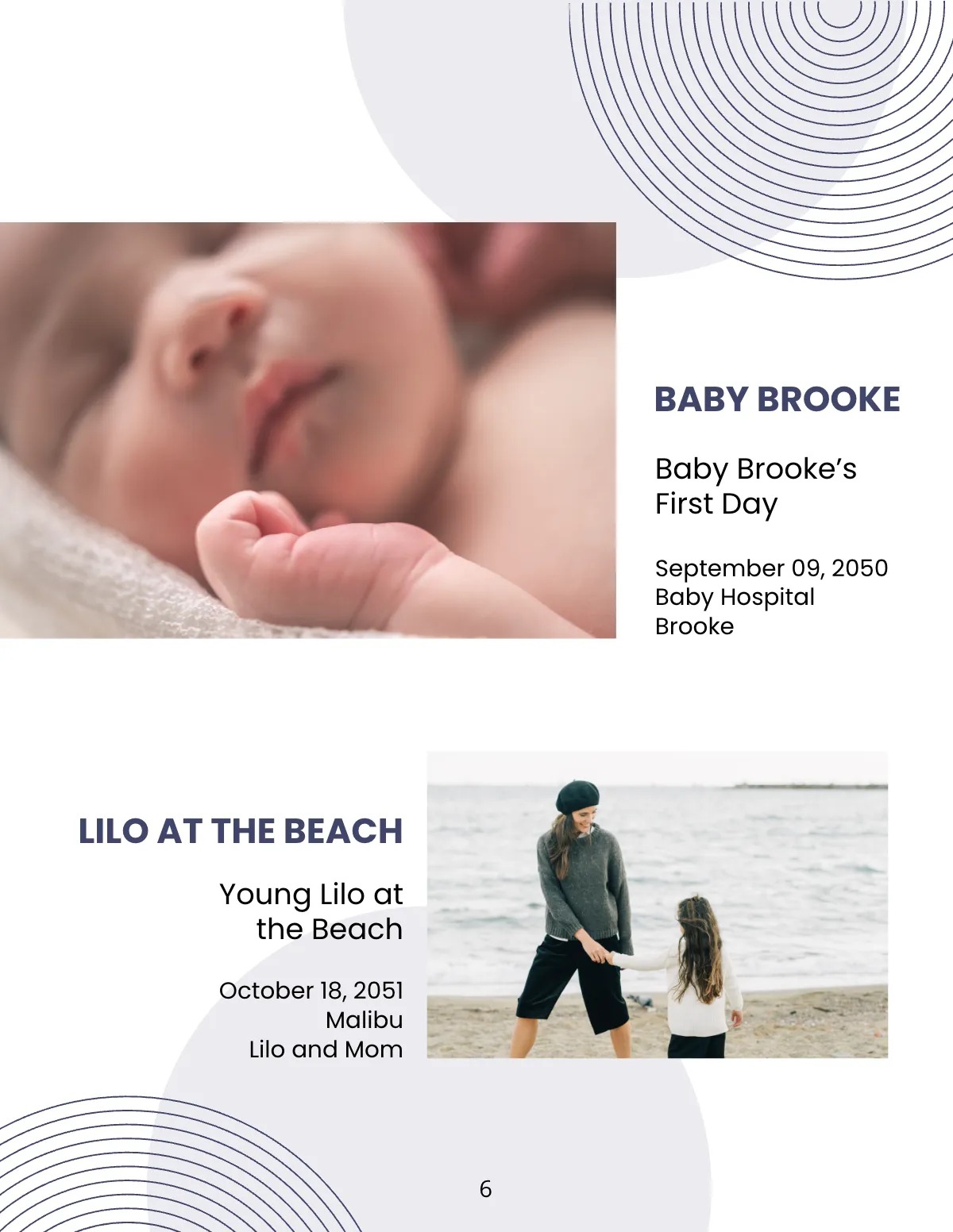 Free Simple Photo Book Template to Edit Online