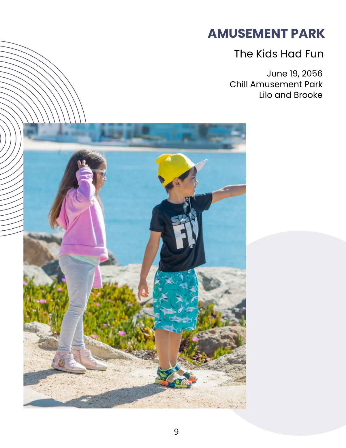 Free Simple Photo Book Template to Edit Online