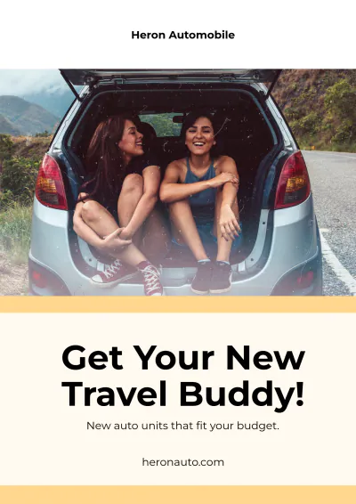 Free Car Magnet Template to Edit Online