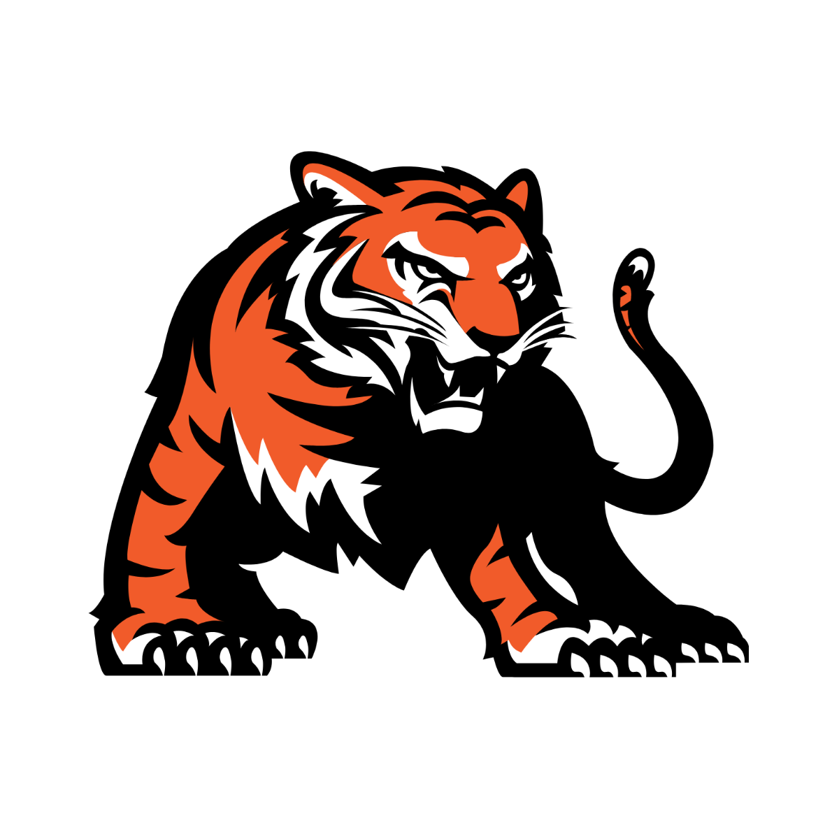 Free Bengal Tiger Vector Template