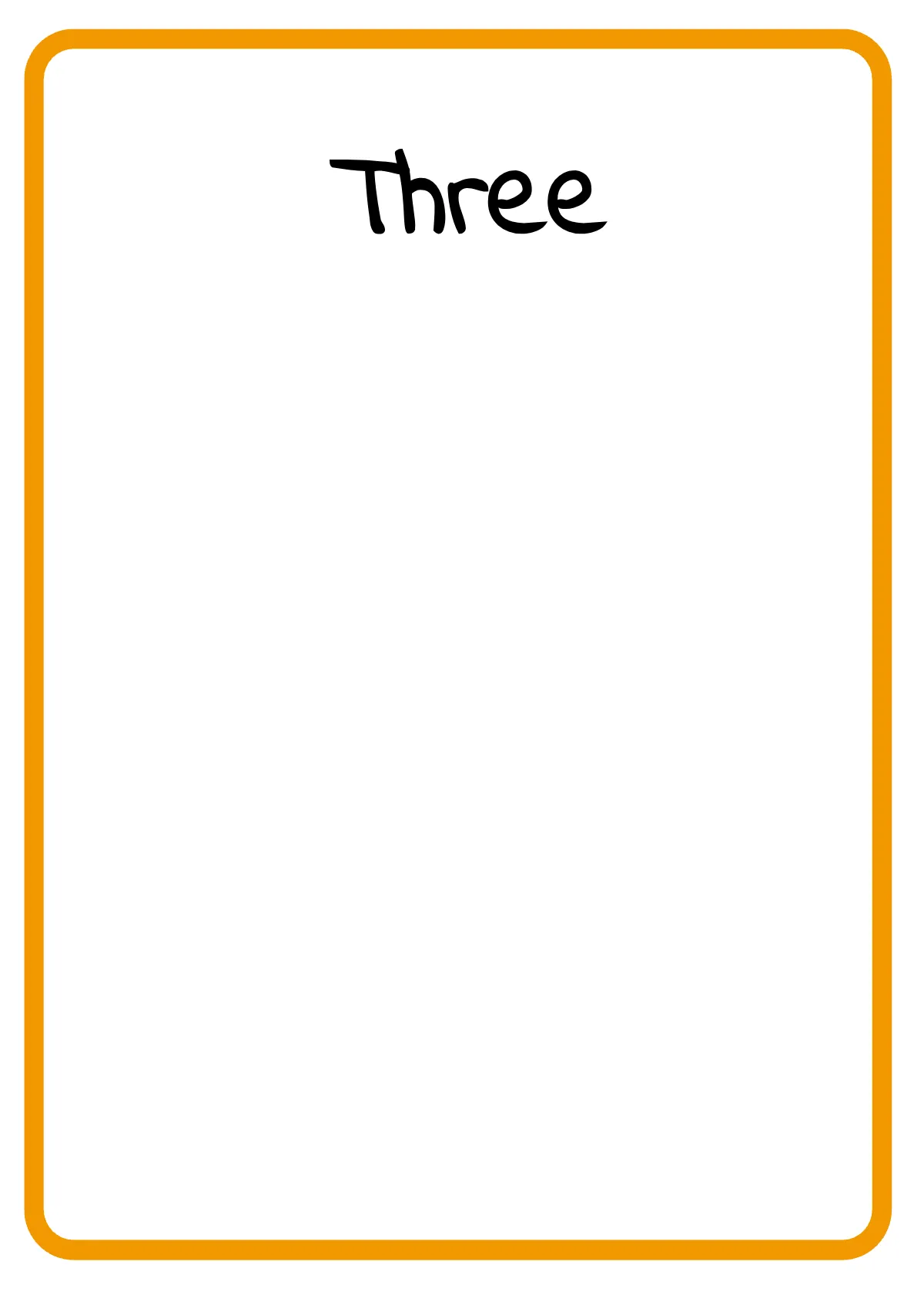 Free Preschool Flash Cards Template to Edit Online