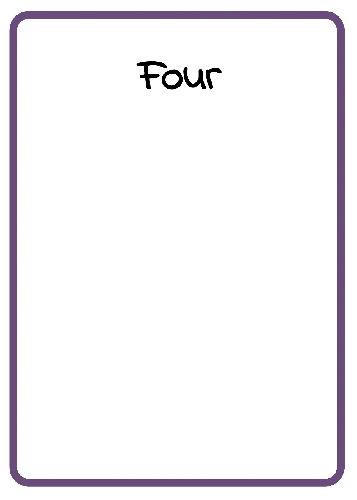 Free Preschool Flash Cards Template to Edit Online