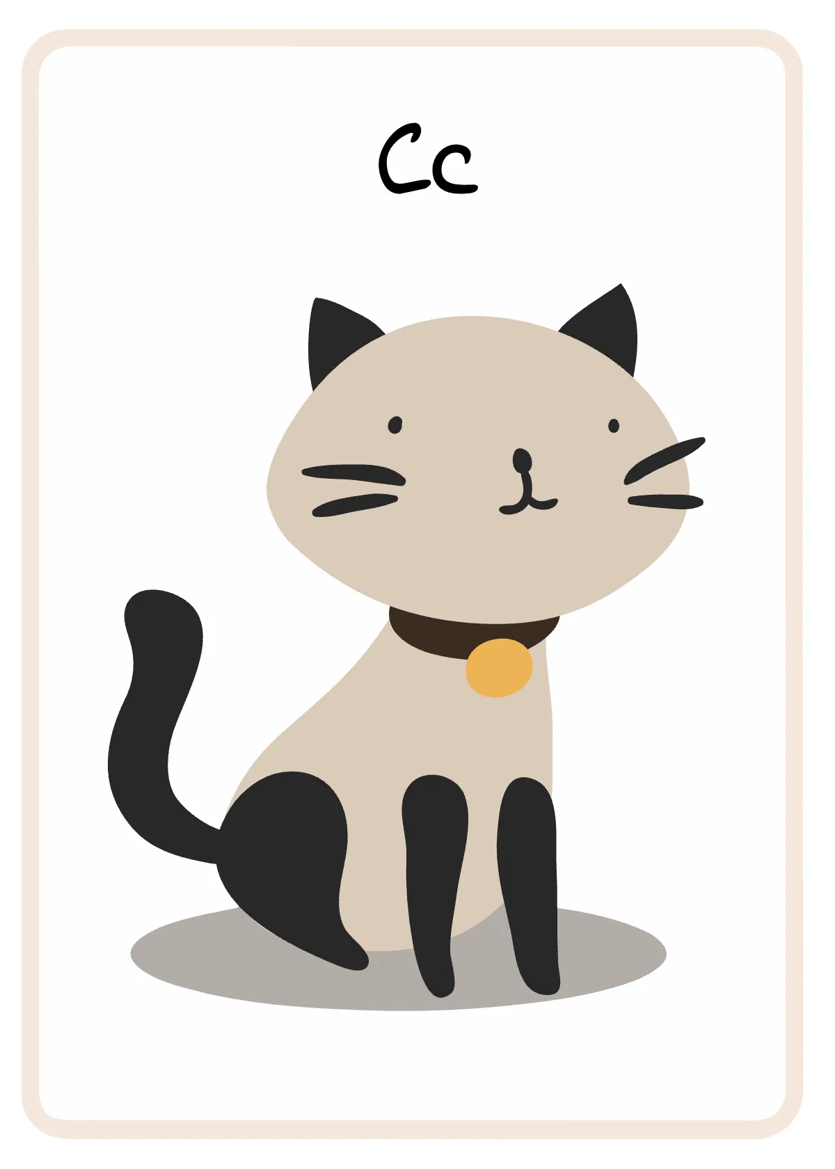 Free Preschool Flash Cards Template to Edit Online